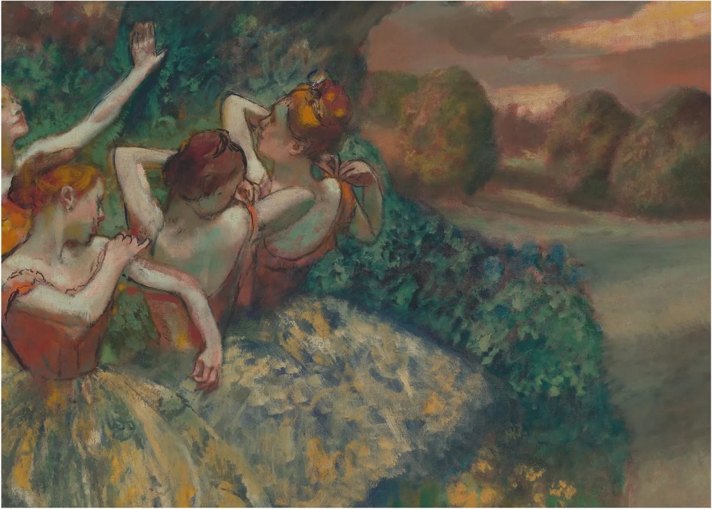 Tablou - Edgar Degas, Four Dancers, reproducere (70x50 cm)