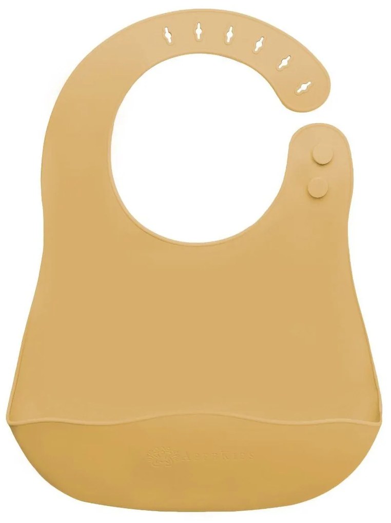 1 x Baveta din silicon premium, AppeKids - Galben