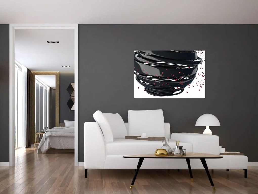 Tablou - Abstracției de glob pământen (90x60 cm)