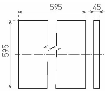 Panou LED aplicat ILLY LED/46W/230V