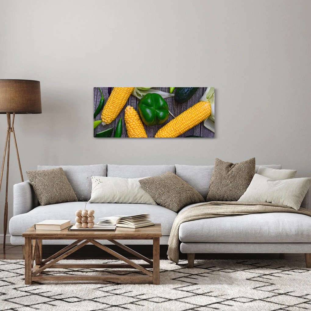 Tablou - legume (120x50 cm)