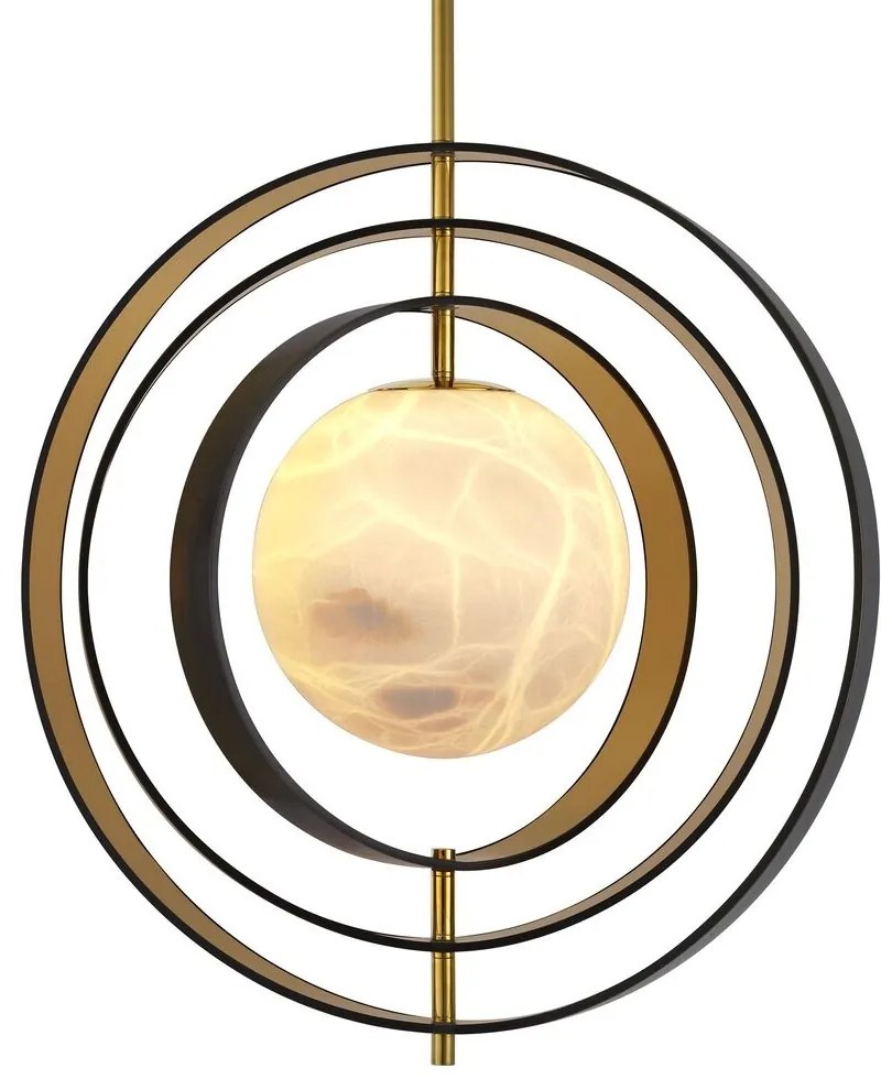 Lustra suspendata design LUX Pearl, auriu 115029 HZ