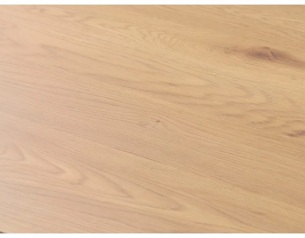 Masă de dining cu blat cu aspect de lemn de stejar 100x200 cm Cesura – Unique Furniture