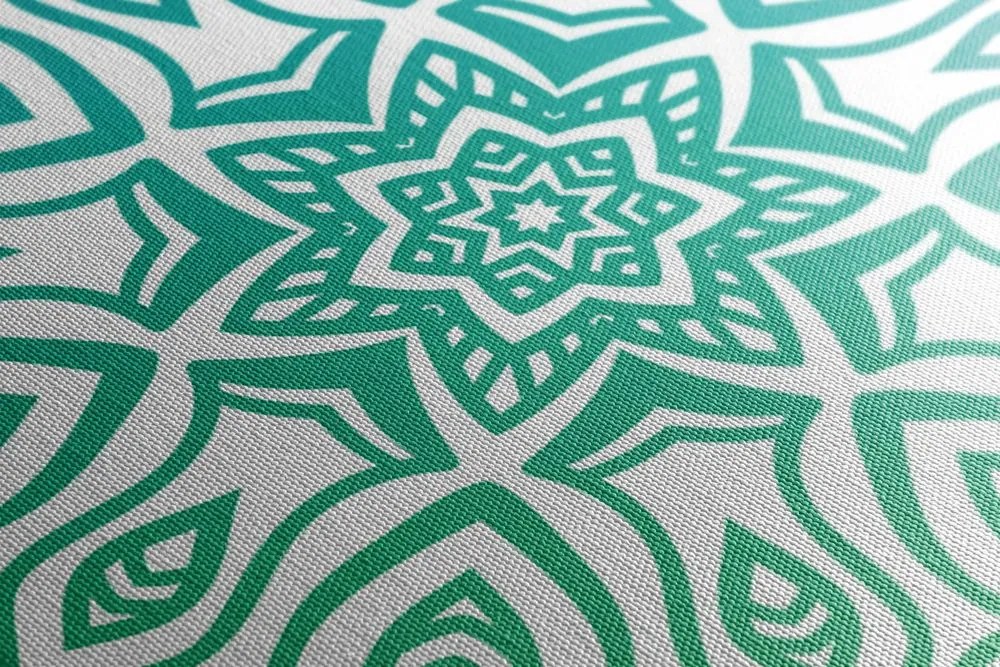 Tablou Mandala albastru-verde