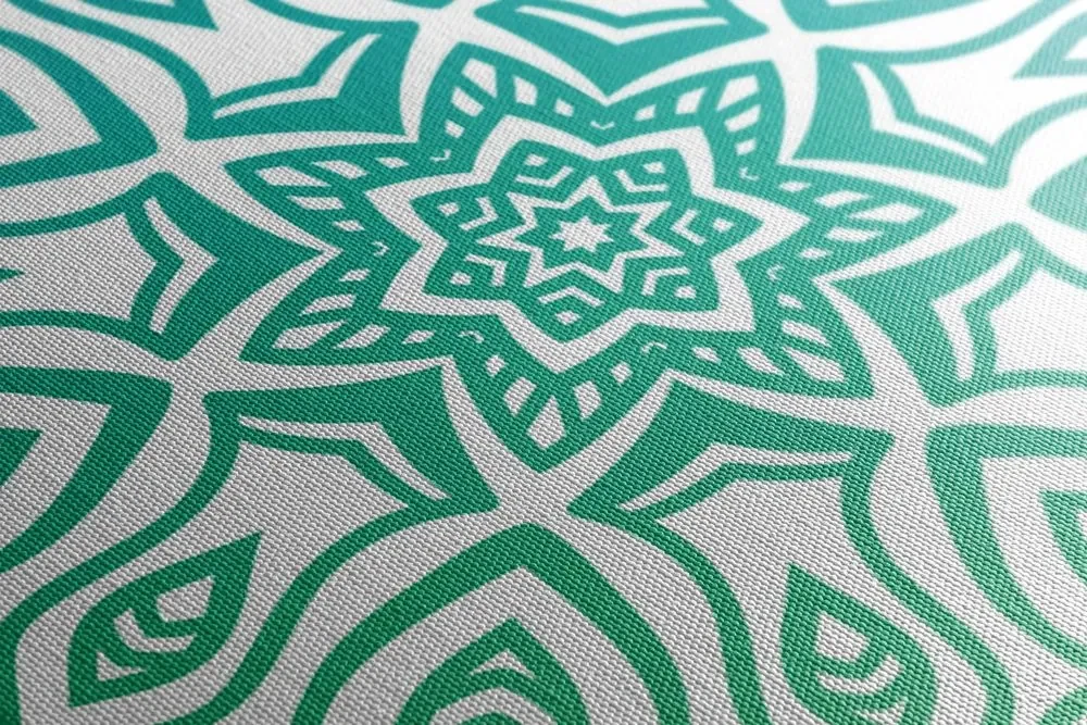 Tablou Mandala albastru-verde