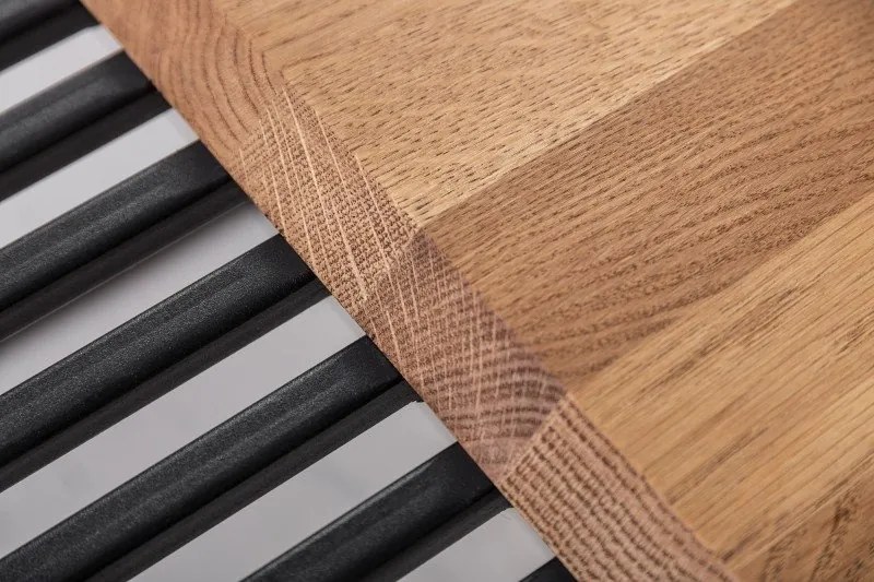 Masuta de cafea design industrial Architecture 100cm stejar