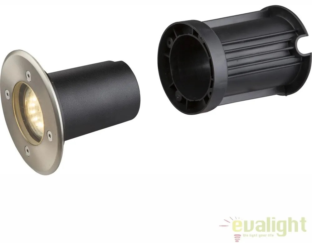 Spot incastrabil de exterior din otel inoxidabil GU10 si protectie IP67 rotund STYLE II 31100 GL