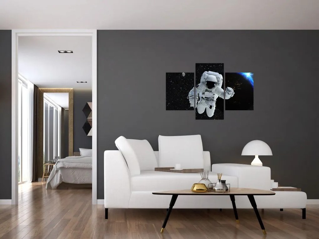 Tablou - Astronaut în Cosmos (90x60 cm)