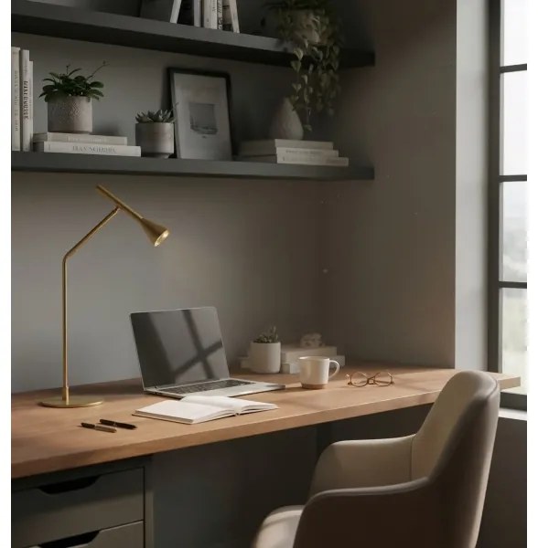 Lampă LED dimabilă de masă Ideal Lux DIESIS LED/6,5W/230V CRI 90 auriu