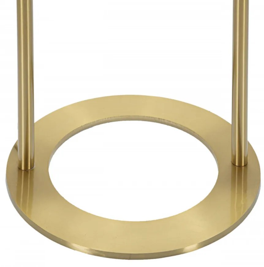Lampadar auriu din metal si sticla, Ø 28 cm, soclu E27, max 40W, Glamy Mauro Ferreti