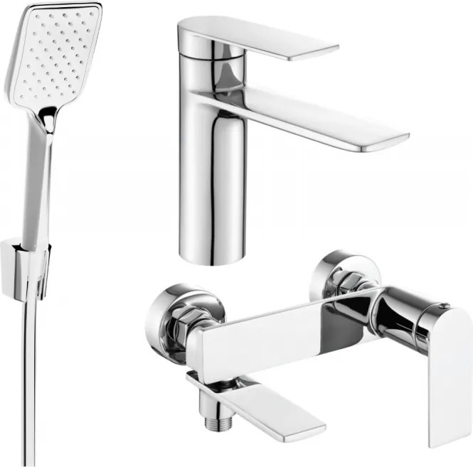 Mexen Zero Set cadă R62, crom - 71103R62-00