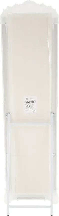 Oglindă, alb / argintiu, CASIUS