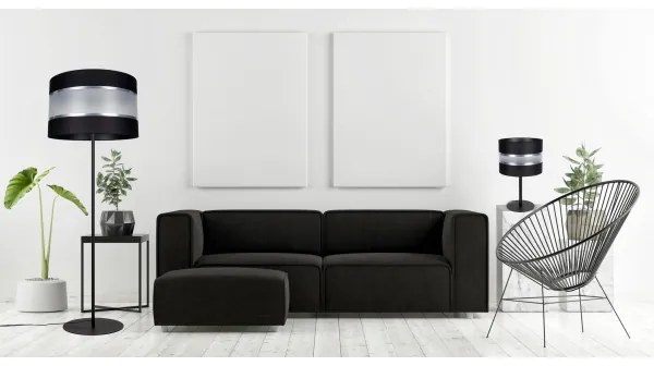 Lampă de masă CORAL 1xE27/60W/230V neagră