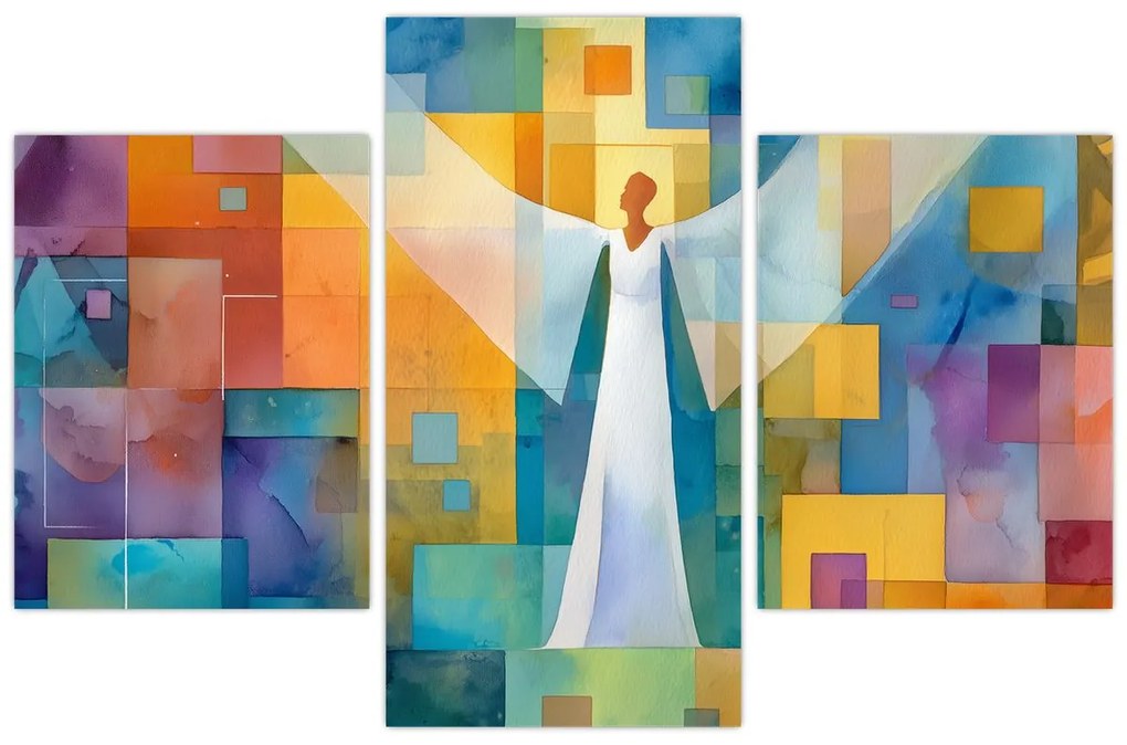 Tablou - Înger geometric (90x60 cm)