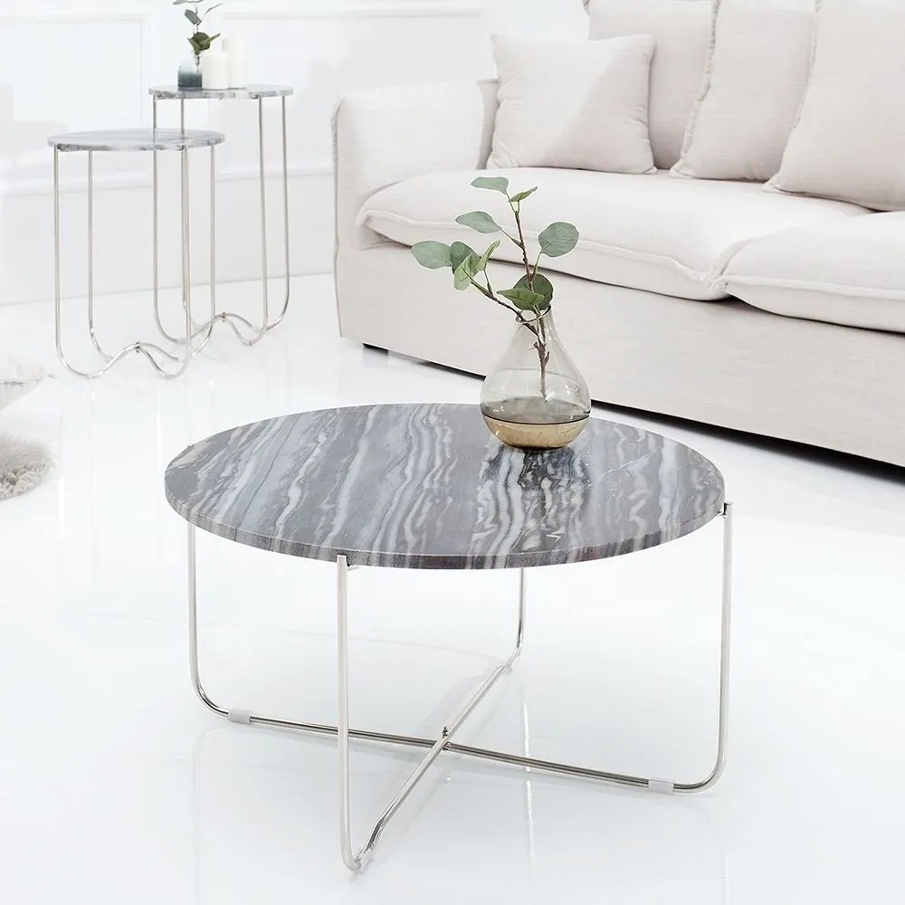 Masuta moderna Noble marmura gri/ argintiu A-38011 VC