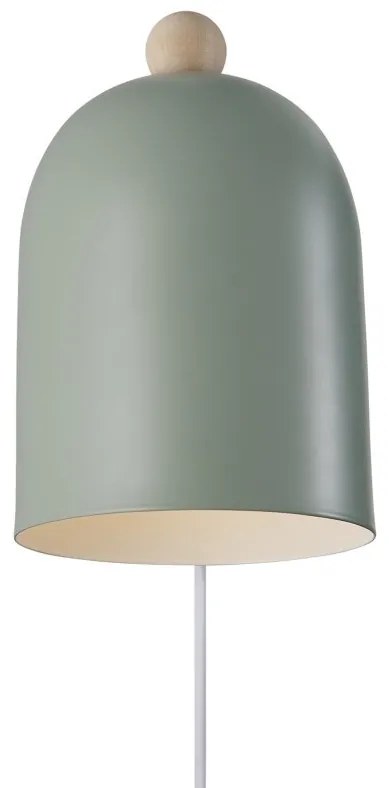 Aplica de perete camera copii design nordic Gaston verde
