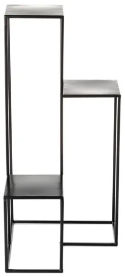 Suport flori KASKADA 85x40 cm negru