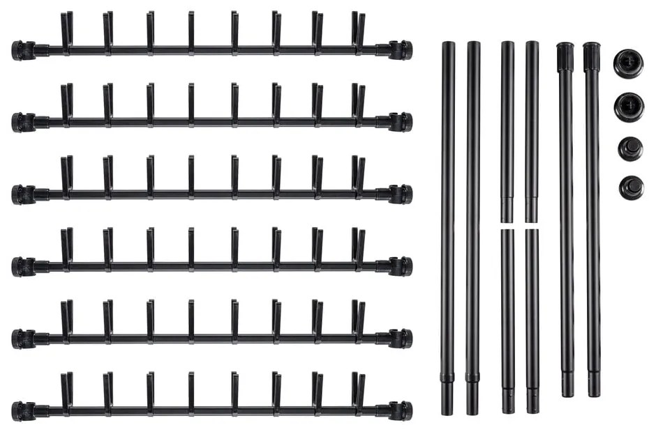 Pantofar negru telescopic din metal Herkules – Wenko