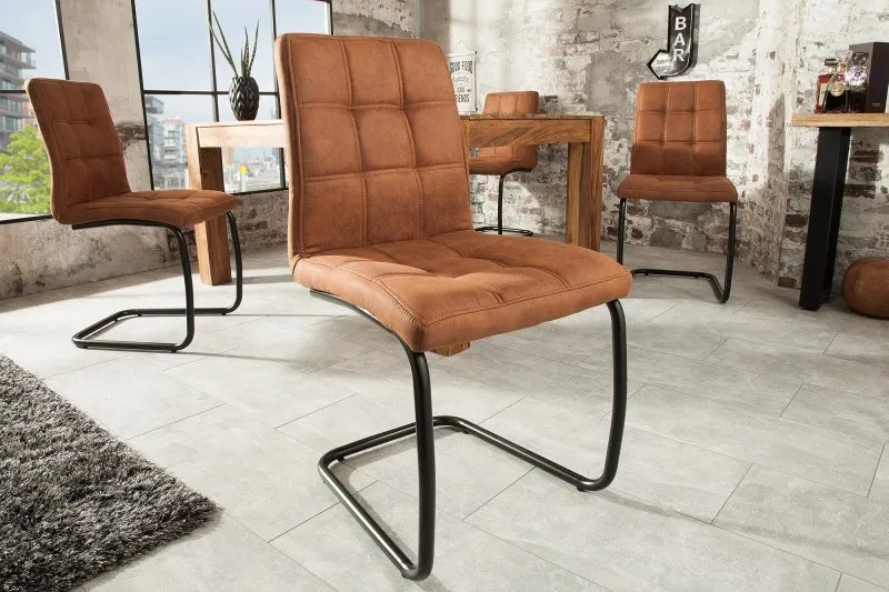 Neînvins Fotoliu console vintage maro deschis Modena