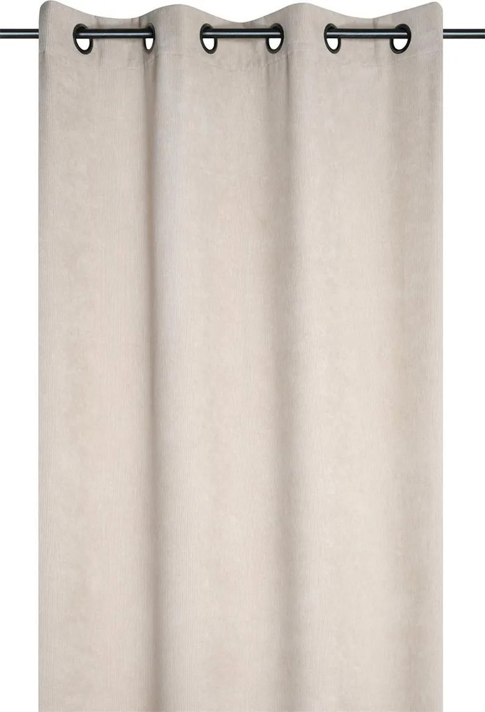 Perdea cu inele DANDY din catifea reiată, 140 x 260 cm