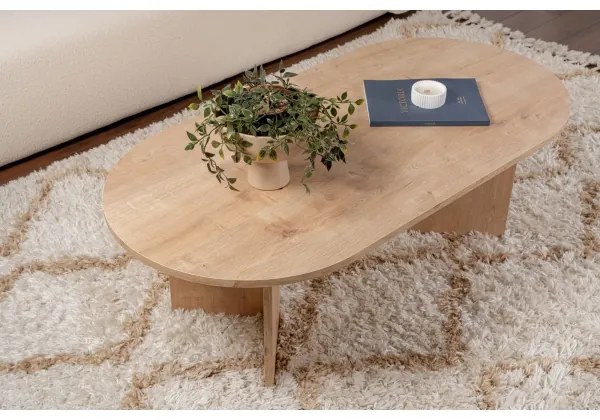 Măsuță de cafea NEL, stejar