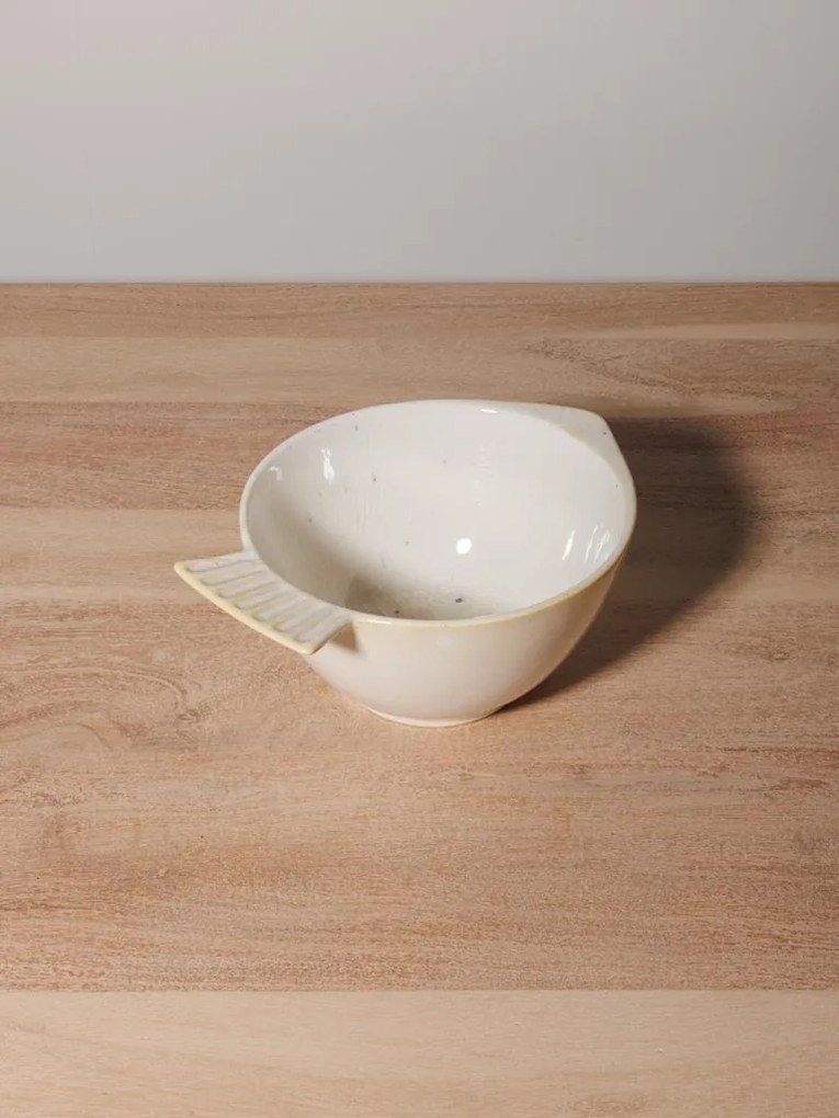 Bol alb din ceramica L20.5cm Varia