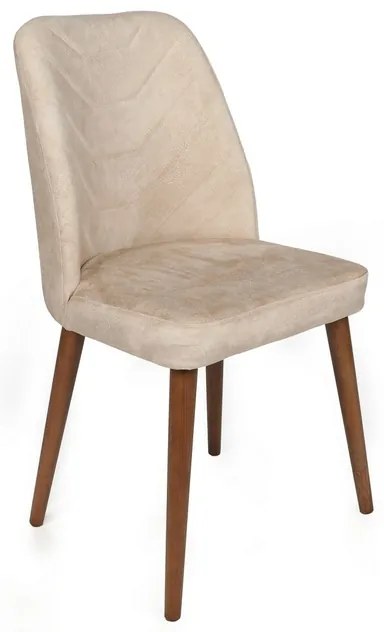 Set de scaune de sufragerie Dallas Beige and Brown, 4 buc., 4 buc