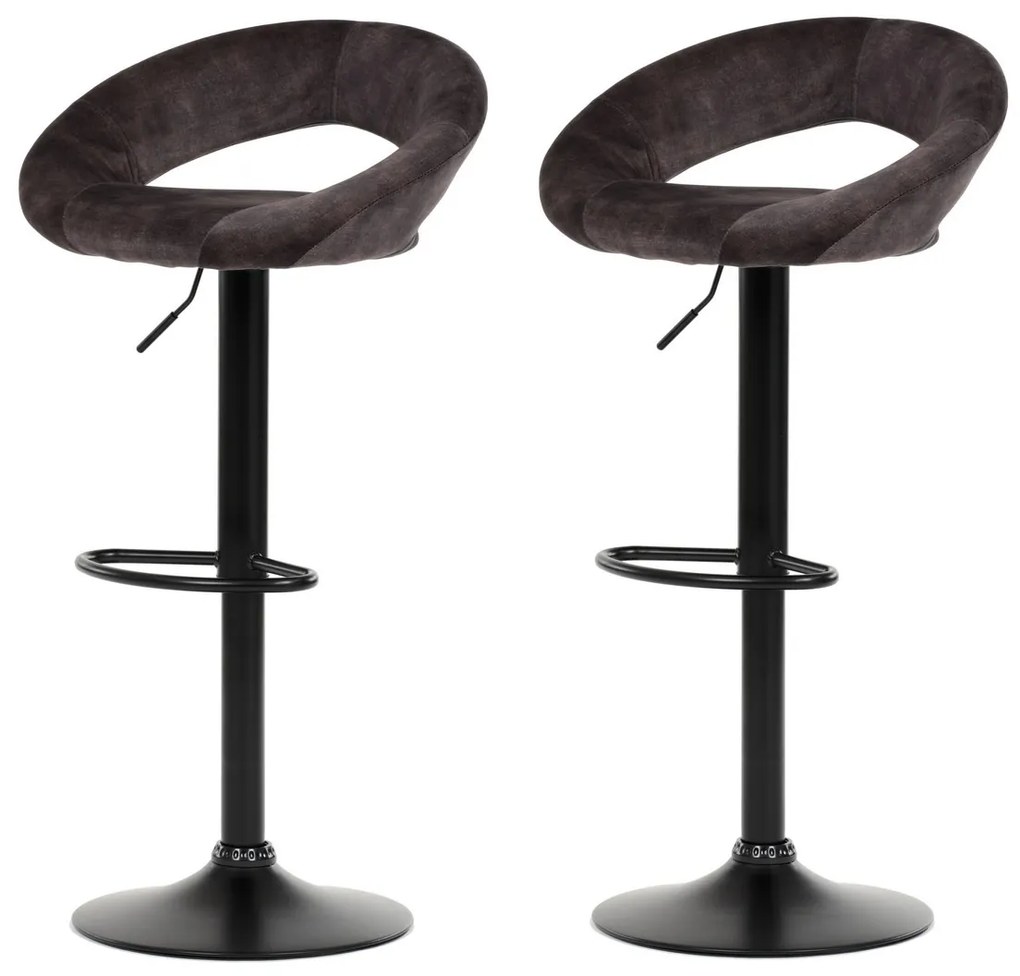 Set de scaune de bar AUB-822 BR4, 2 buc.