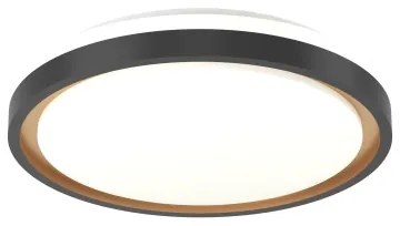 Eglo 300684-LED Plafonieră dimabilă LED RGBW MALERAMARA-Z LED/14W/230V negru/auriu + telecomandă