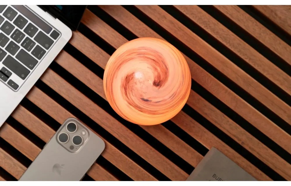 Decorațiune luminoasă maro/în culoare naturală închisă cu USB ø 12 cm Polar Cloud – Gingko