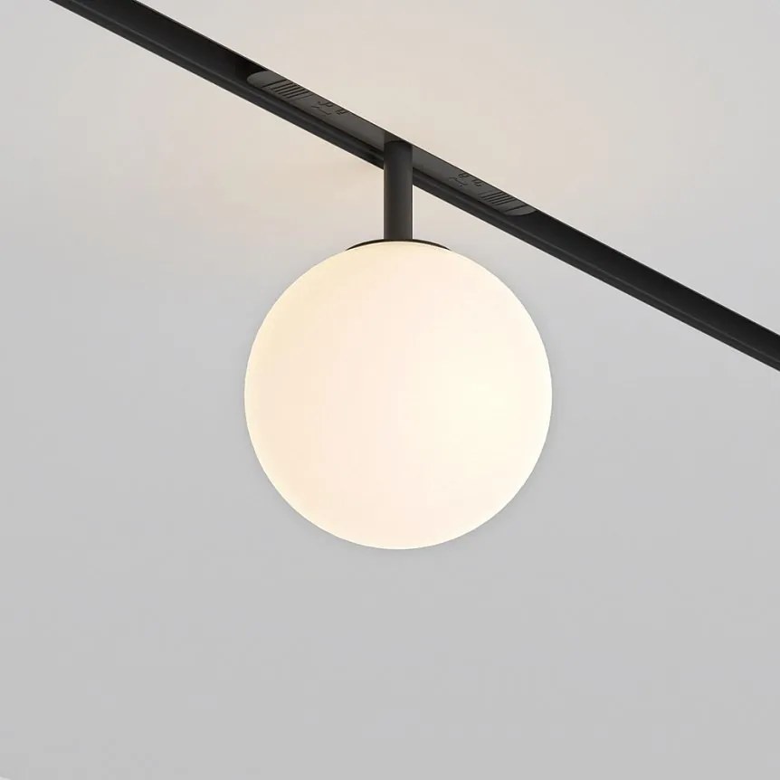 Spot LED, accesoriu pentru sina magnetica Exility, Luna negru 4000K