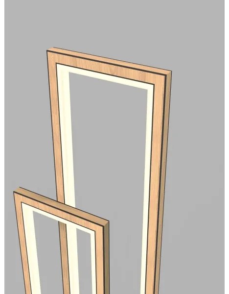 Lampadar LED dimabil Wofi 3023-206 PESCARA LED/21W/230V maro