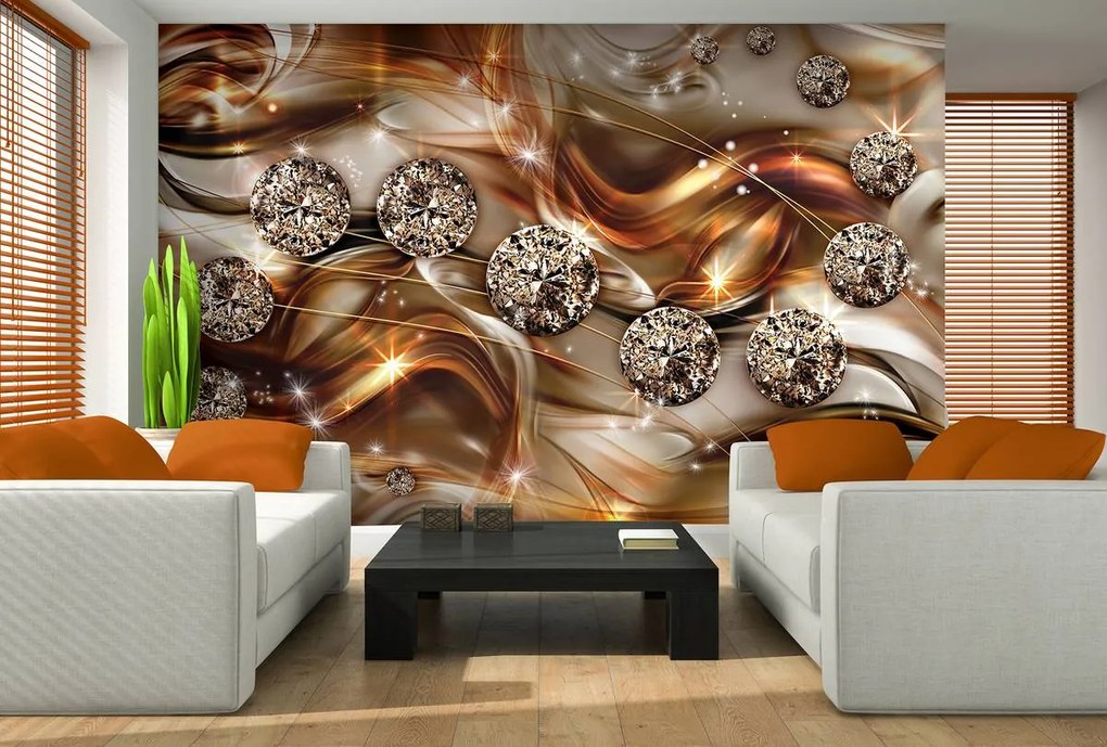 Fototapet - Diamant astract (254x184 cm)