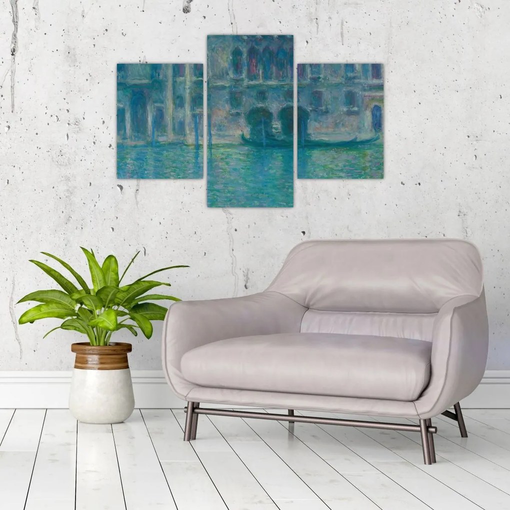 Tablou - Claude Monet, Palazzo da Mula, Venice, reproducere (90x60 cm)