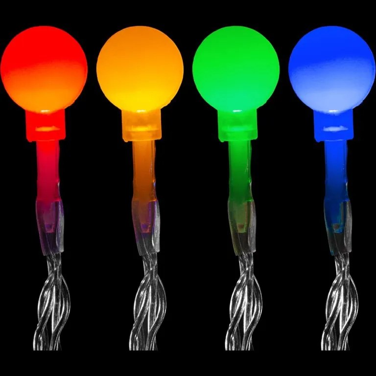 Iluminat de petrecere -5m,50 de LED-uri, colorate,cu baterii