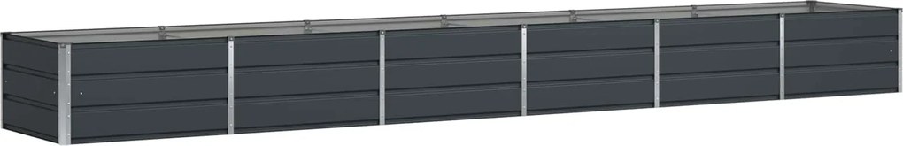 vidaXL Jardinieră Antracit 480 x 80 x 45 cm Oțel