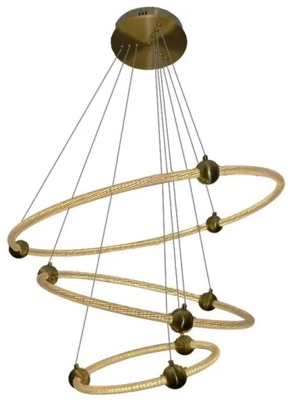 Lustră LED dimabilă pe cablu LED/45W/230V 3000-6500K + telecomandă