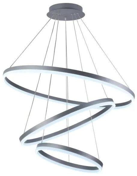 Lustră LED dimabilă pe cablu LED/125W/230V 3000-6500K + telecomandă