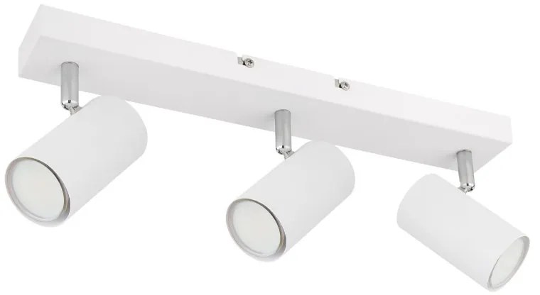 Plafoniera cu 3 spoturi directionabile design modern ROBBY alb
