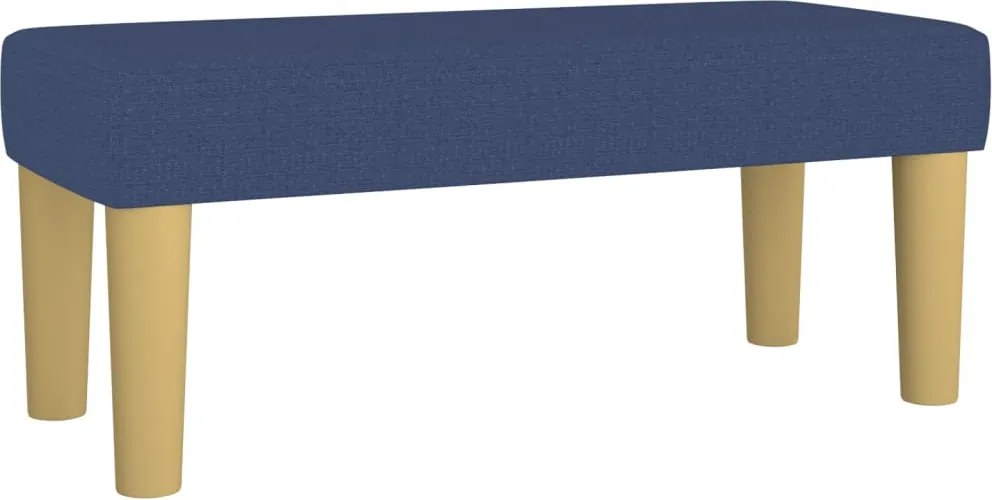 vidaXL Bancă, albastru, 70x30x30 cm, textil