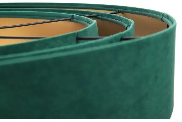 Lustr TRINITI 1xE27/60W/230V verde/auriu pe cablu