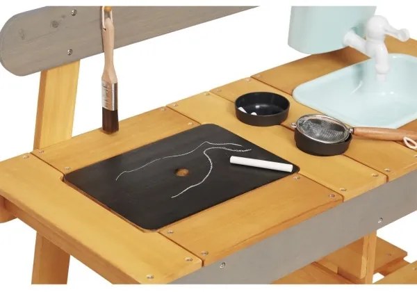 Janod - Bucătărie de exterior din lemn MUDDY LAB