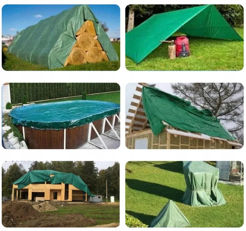 Prelată verde-argintie rezistentă la îngheţ 10m x 15m