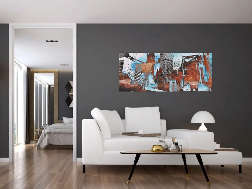 Tablou - Zgârie-nori (120x50 cm)