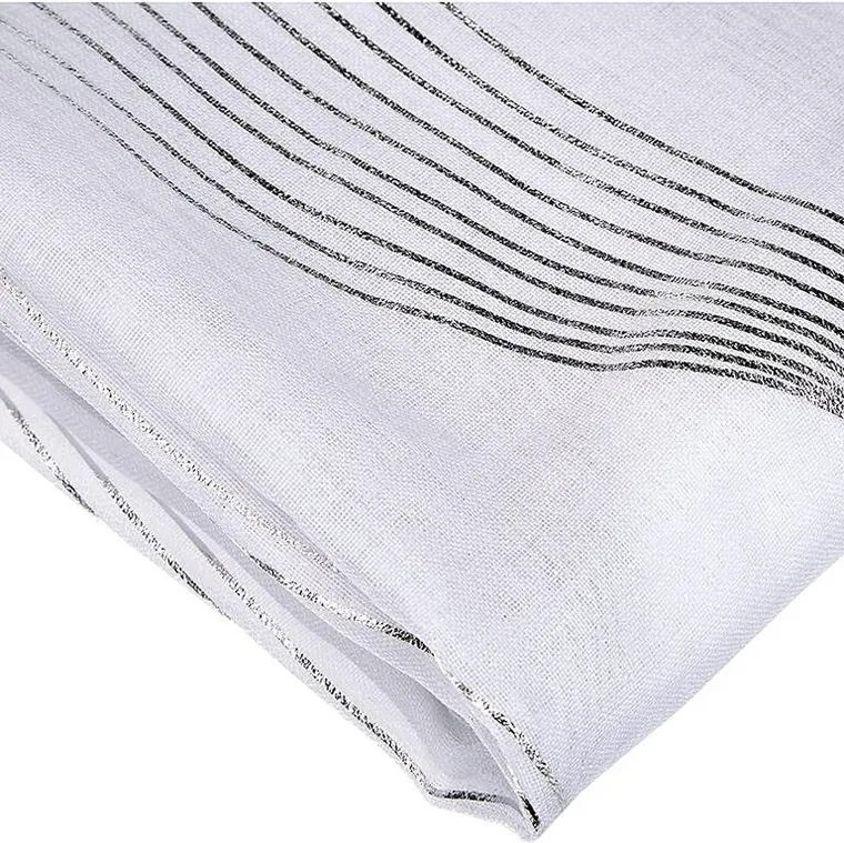 STOF Draperie decorativă ERIKA, albă, 135 x 240 cm set 2 buc