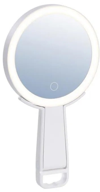 Immax 09103L - Oglindă cosmetică SWEET LED+CCT, dimabilă, 3W/5V, albă