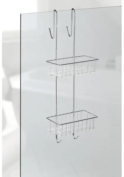 WENKO 22213100 - Suport ALDO 24,5x70 cm inox/argintiu