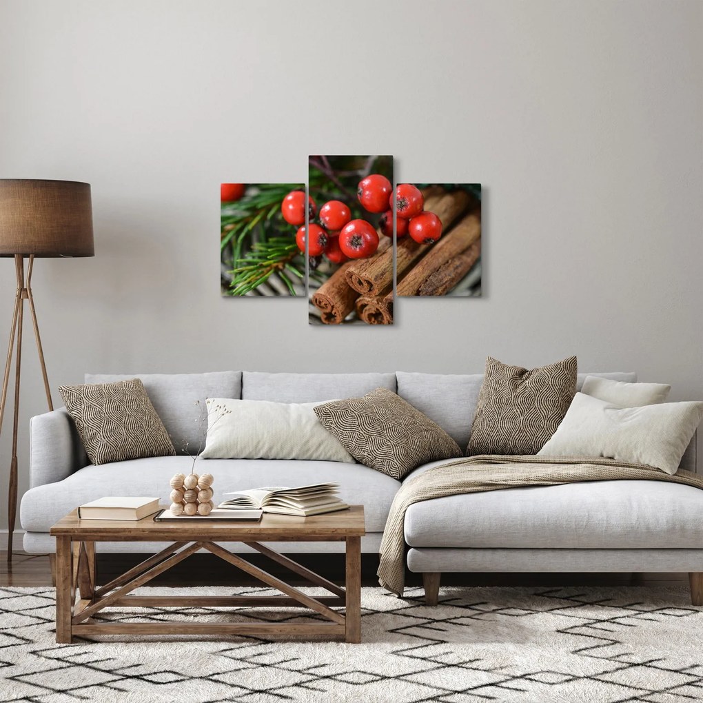 Tablou cu rowan și scorțișoară (90x60 cm)