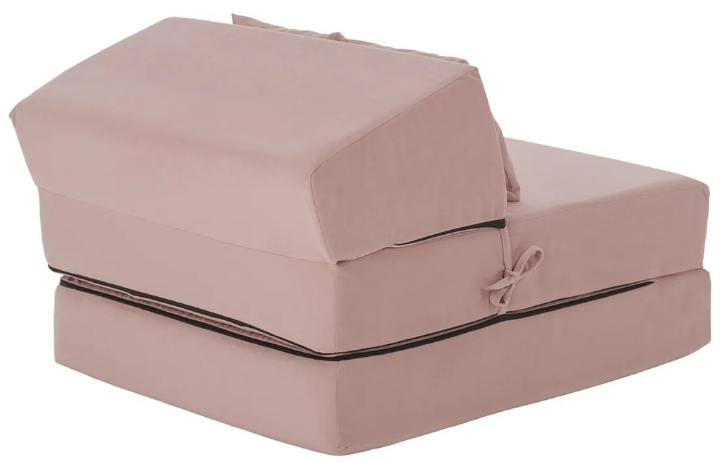Scaun pliant/saltea PELOS, rozu