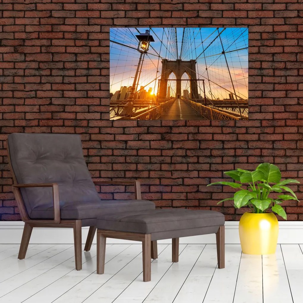 Tablou - Podul Brooklyn, Manhattan, New York (90x60 cm)